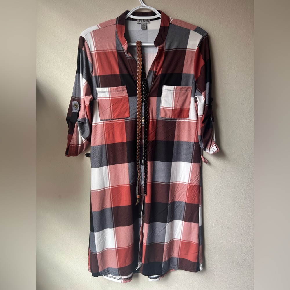 Woman’s button down dress